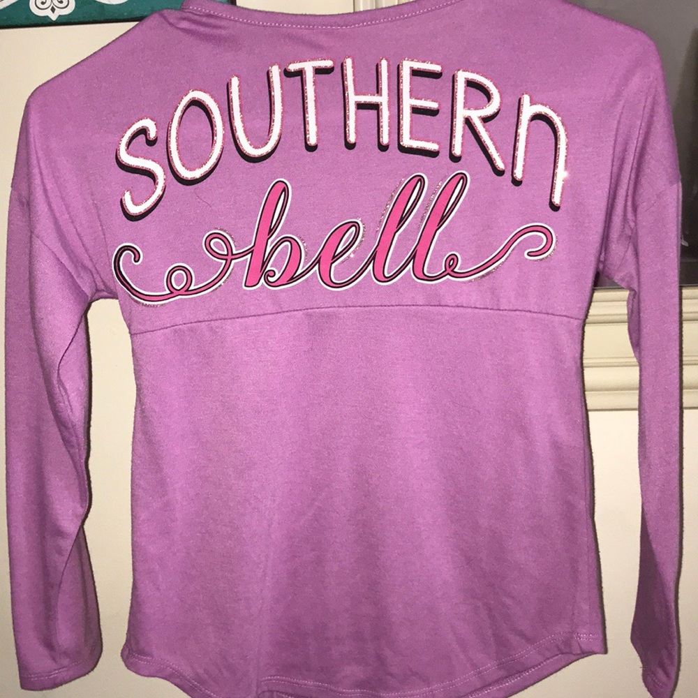 J Khaki girls long-sleeved Southern Belle shirt
